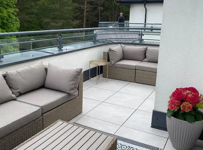 Baltica Z Tarasem - Tuz Przy Plazy - Dwupoziomowy Appartamento Rogowo (Gryfice)